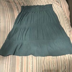 Elegant Teal Skirt